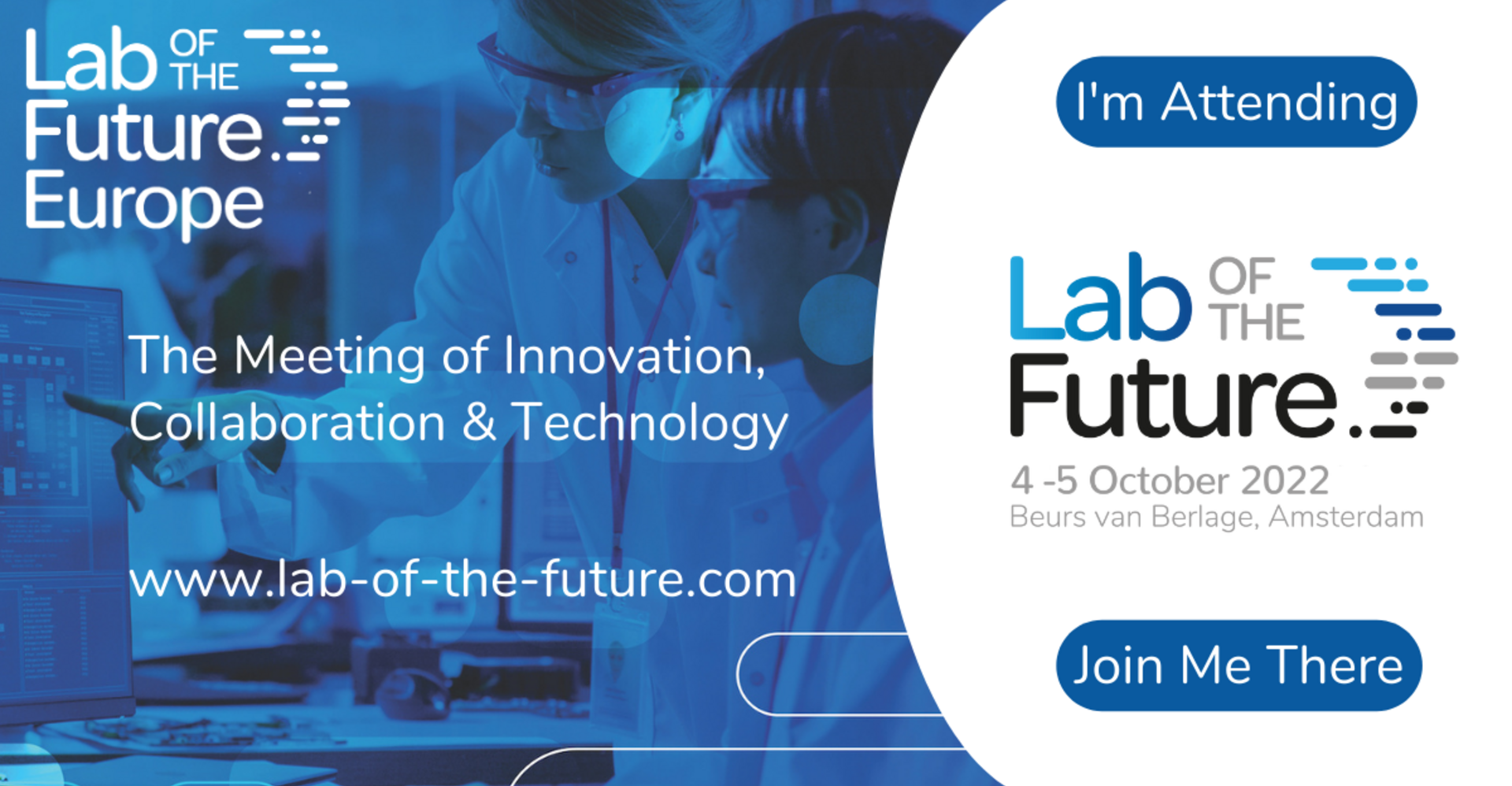 Lab Of The Future - Next Phase Recruitment will be attending this year's Lab of the Future Congress in Amsterdam, Netherlands, on 4th and 5th October 2022