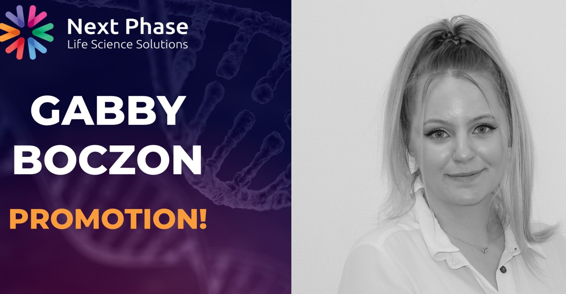 Massive Congratulations to Gabby Boczon for being promoted to Senior Delivery Consultant! 