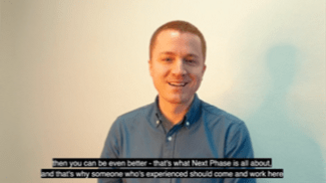 Jake Thomas, director at Next Phase, talks about the reasons why an experienced recruiter should come and join Next Phase as we expand our business internationally