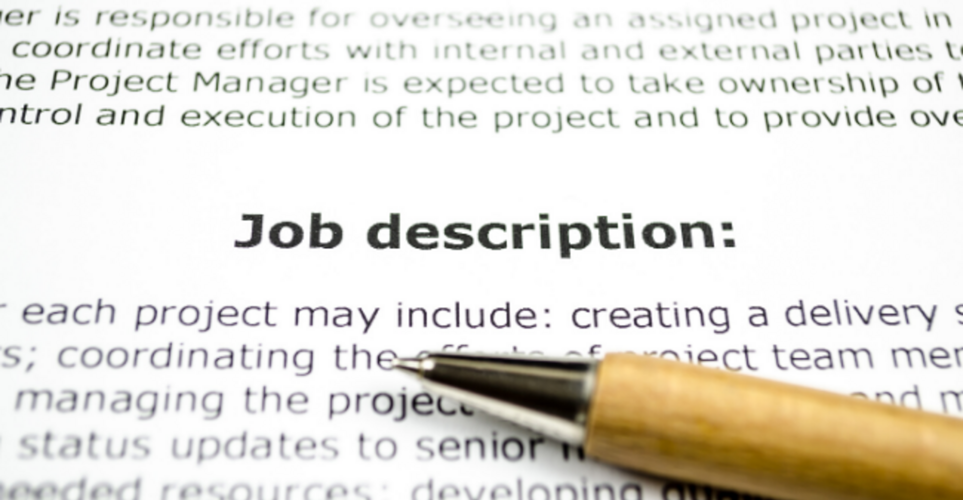 Who writes job specs, and why?